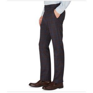 Tommy Hilfiger Mens $95 Modern Fit Th Flex Stretch Check performance Pants 34X32
